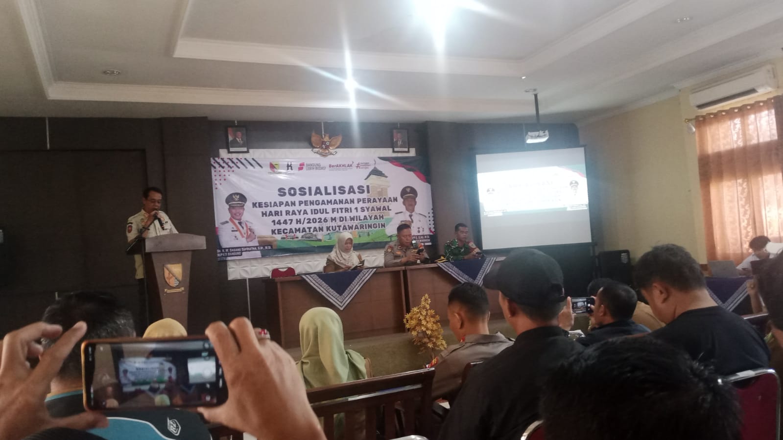 Giat Sosialisasi Kesiapan Pengamanan Hari Raya Idul Fitri